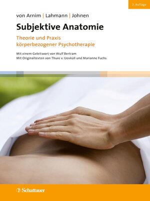 cover image of Subjektive Anatomie, 3. Auflage